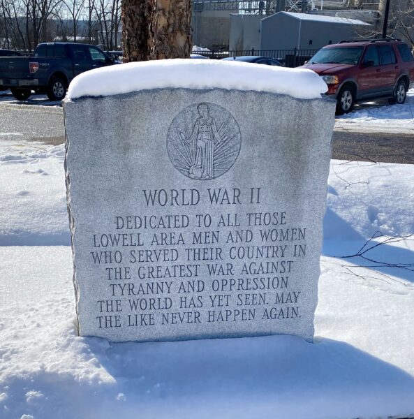 LOWELL AREA WORLD WAR II MEMORIAL