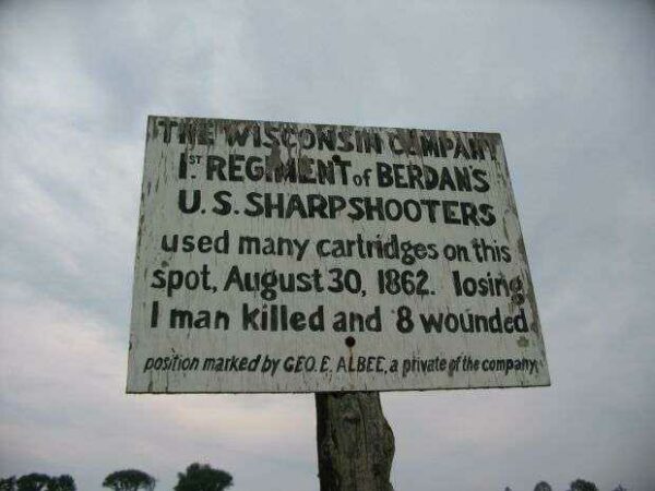 THE WISCONSIN COMPANY CIVIL WAR MEMORIAL MARKER