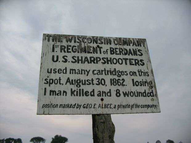 THE WISCONSIN COMPANY CIVIL WAR MEMORIAL MARKER