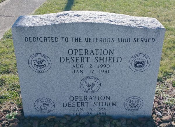 AMERICAN LEGION POST NO. 42 VETERANS MEMORIAL STONE F