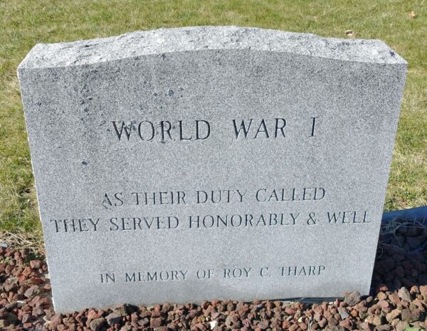 AMERICAN LEGION POST NO. 42 VETERANS MEMORIAL STONE C