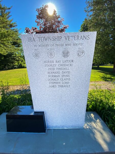IRA TOWNSHIP VETERANS MEMORIAL