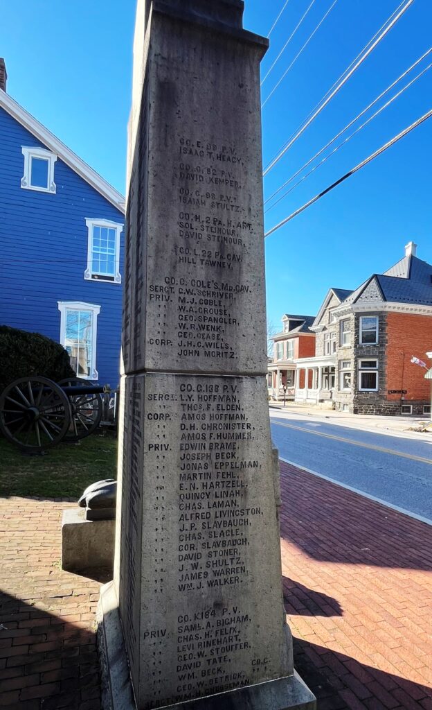 CORPORAL SKELLY POST NO. 1 G.A.R. MEMORIAL SIDE D