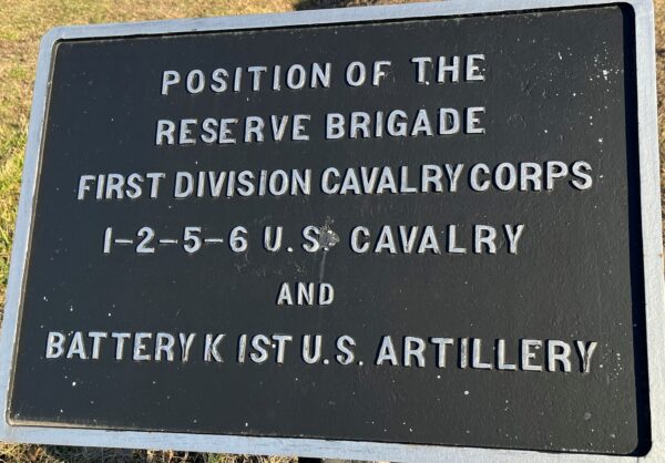 POSITION OF THE RESERVE BRIGADE WAR MEMORIAL PLAQUE