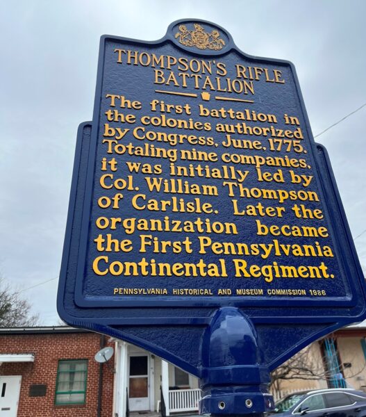 THOMPSON RIFLE BATTALION WAR MEMORIAL MARKER
