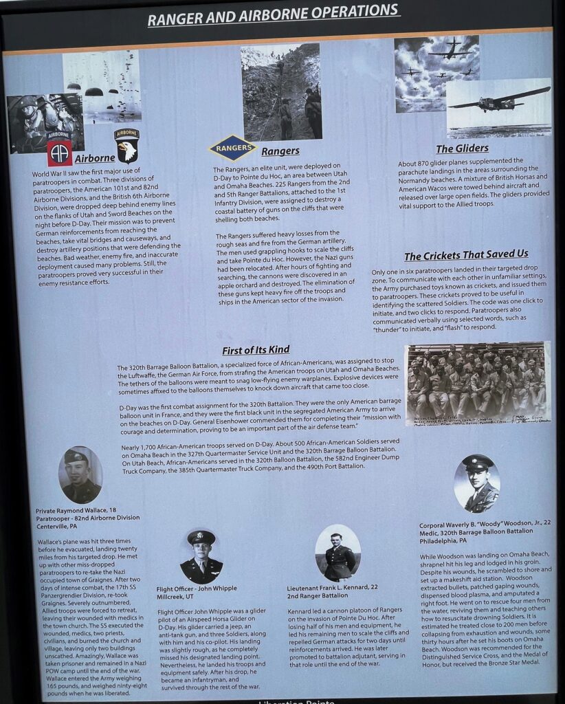 RANGER AND AIRBORNE OPERATIONS WAR MEMORIAL PANEL