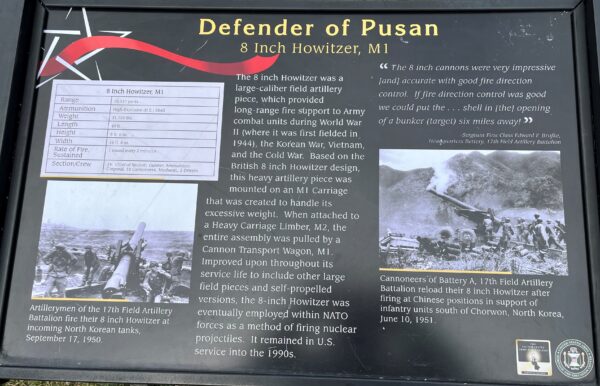 DEFENDER OF PUSAN WAR MEMORIAL PANEL