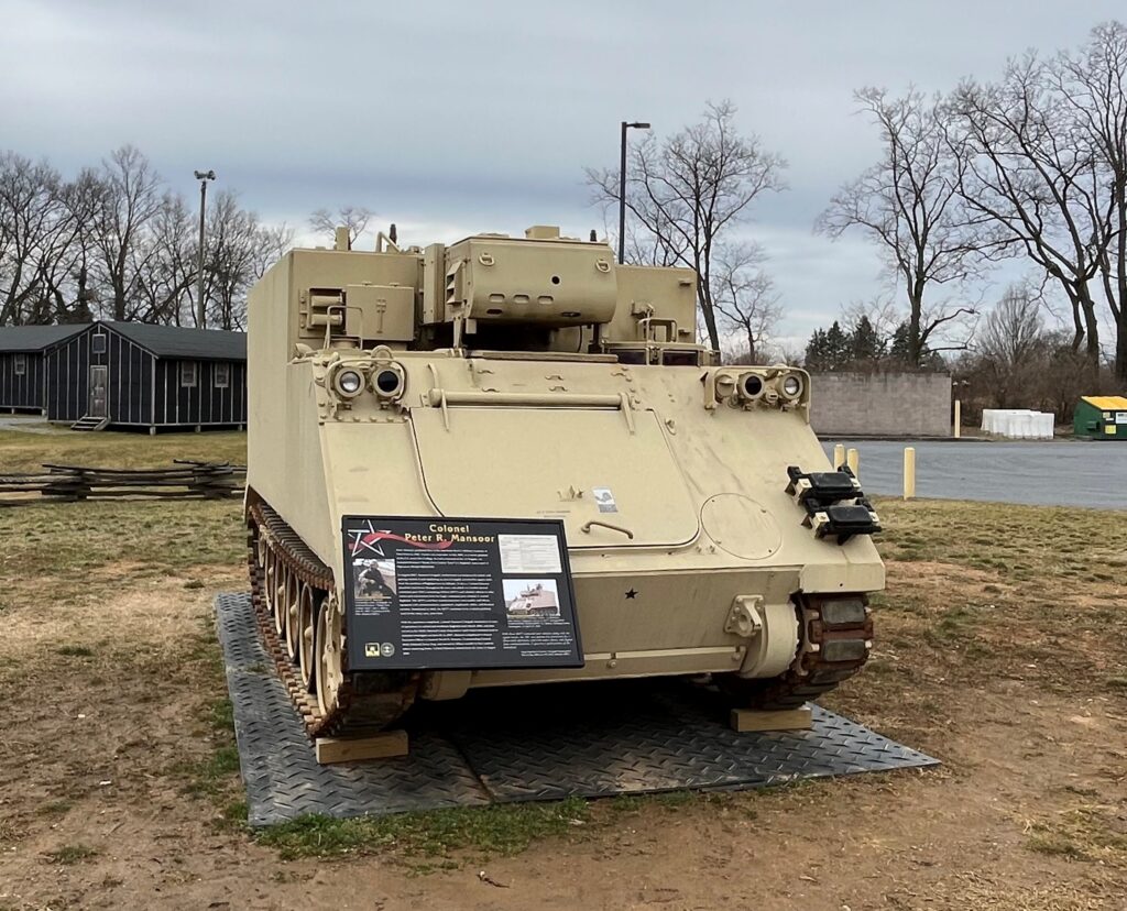 COLONEL PETER R. MANSOOR WAR MEMORIAL M577