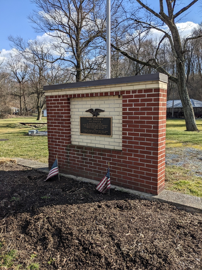 CLAY TOWNSHIP WAR MEMORIAL