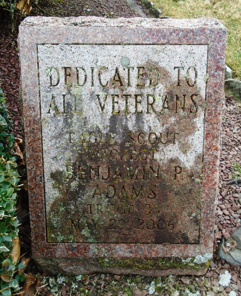 EAGLE SCOUT TROOP 33 ALL VETERANS MEMORIAL