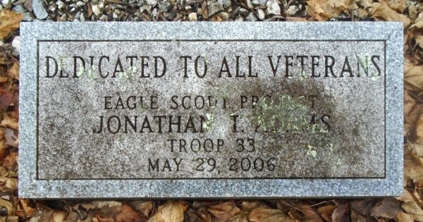 EAGLE SCOUT PROJECT TROOP 33 ALL VETERANS MEMORIAL