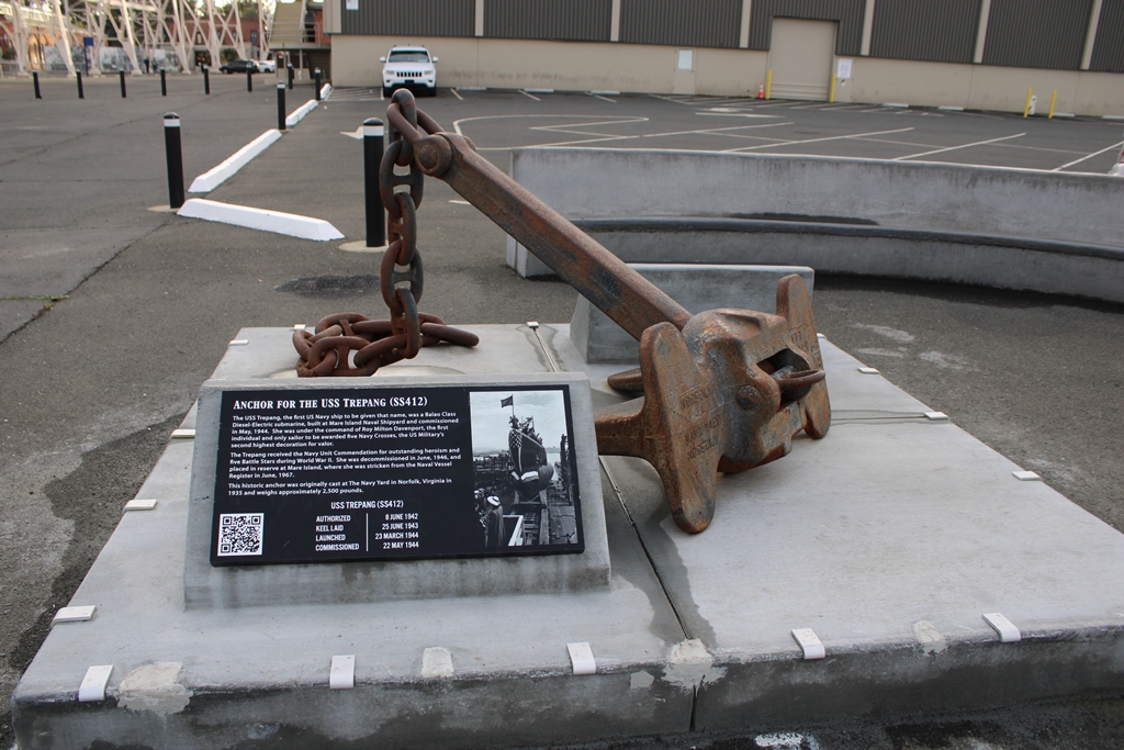 ANCHOR FOR THE USS TREPANG (SS412) WAR MEMORIAL