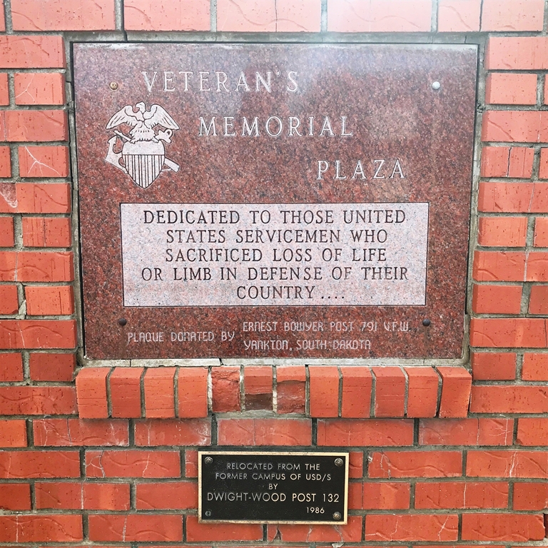 VFW POST 791 VETERANS MEMORIAL PLAZA PLAQUE