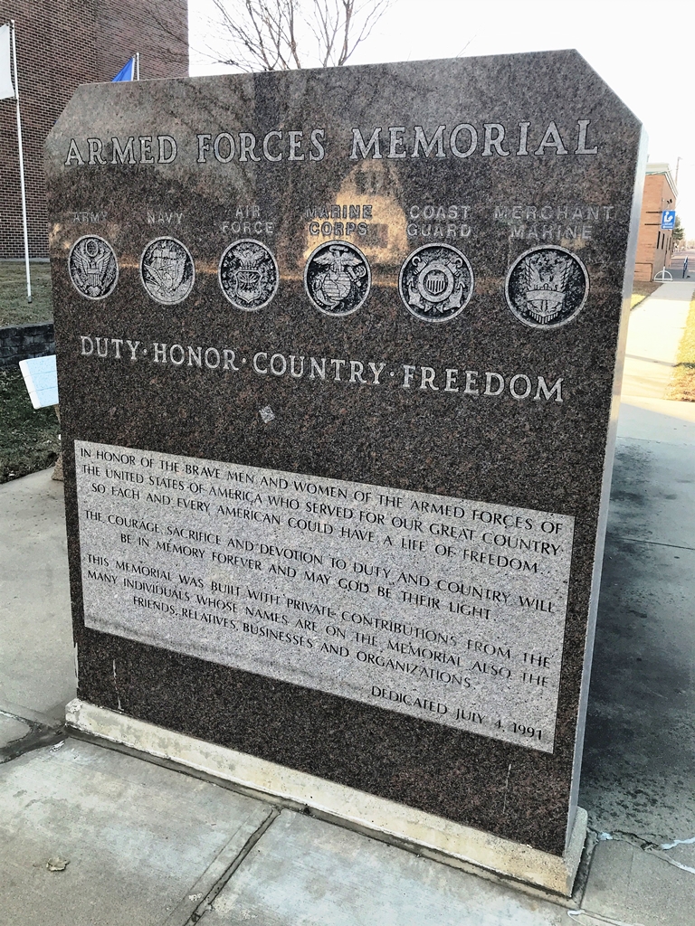 WAGNER ARMED FORCES MEMORIAL CENTER STONE