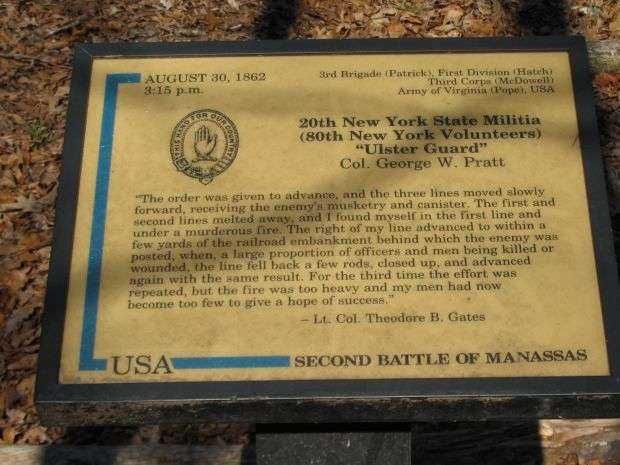 20TH NEW YORK STATE MILITIA “ULSTER GUARD” WAR MEMORIAL