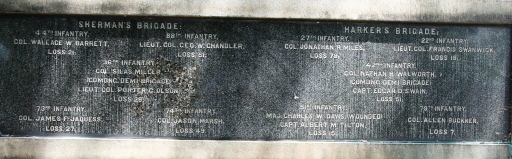 ILLINOIS MONUMENT ASSAULT AT MISSIONARY RIDGE PLAQUE B