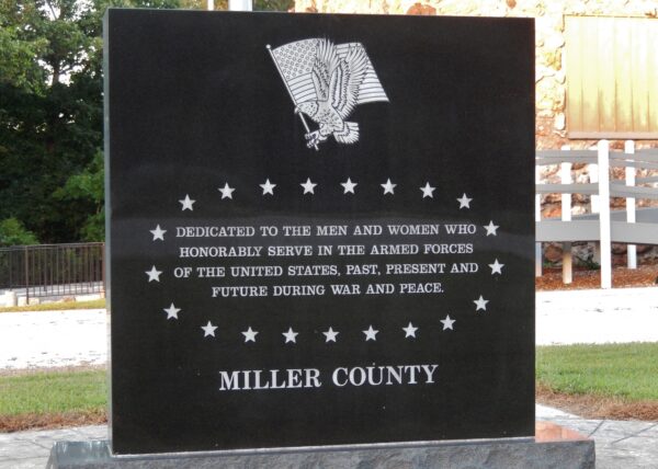 MILLER COUNTY VETERANS MEMORIAL FRONT