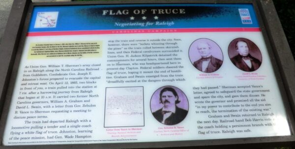 FLAG OF TRUCE WAR MEMORIAL PANEL