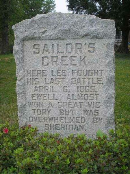 SAILOR’S CREEK WAR MEMORIAL