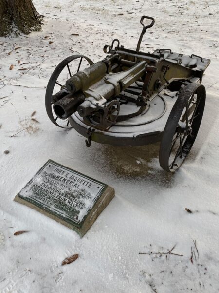 WALTON TOWNSHIP WORLD WAR VETERANS MEMORIAL CANNON
