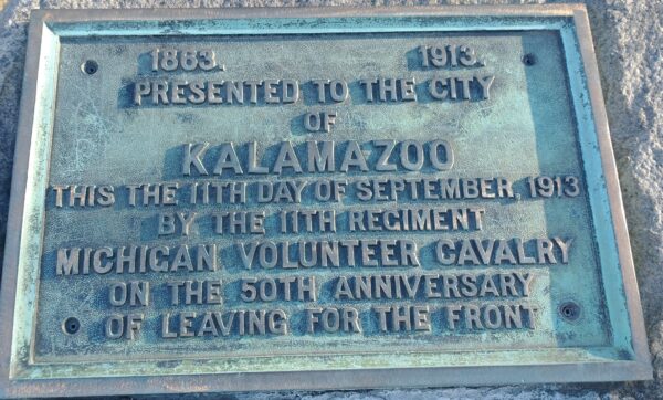 PRESENTED TO THE CITY OF KALAMAZOO MEMORIAL PLAQUE