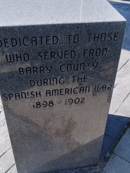 BARRY COUNTY VETERANS MEMORIAL SIDE C