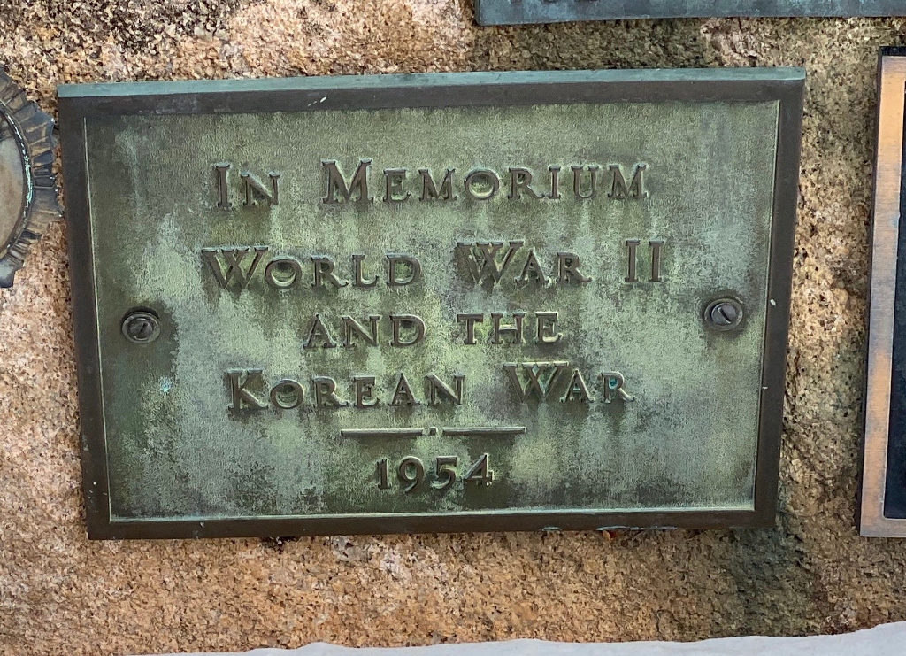 AMERICAN LEGION POST NO. 305 ALL VETERANS MEMORIAL PLAQUE B