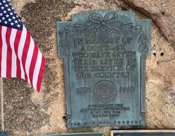 AMERICAN LEGION POST NO. 305 ALL VETERANS MEMORIAL PLAQUE A