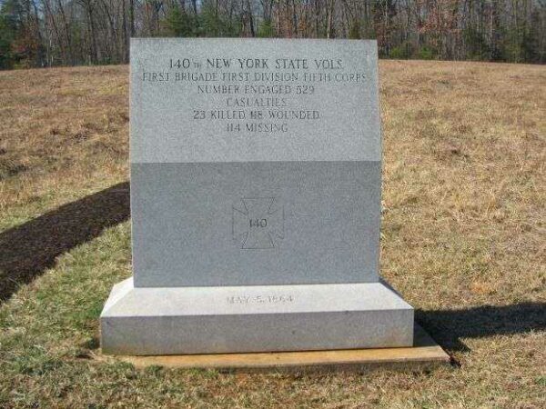 140TH NEW YORK STATE VOLS WAR MEMORIAL