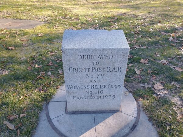 ORCUTT POST G.A.R. NO. 79 WAR MEMORIAL
