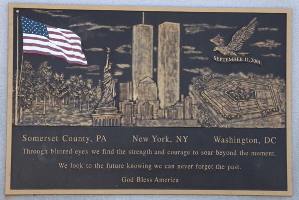 AUBURNDALE SEPTEMBER 11, 2001 MEMORIAL PLAQUE