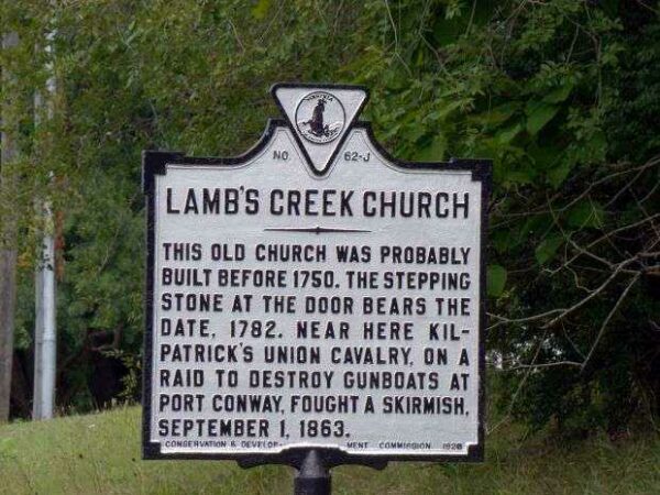 LAMB’S CREEK CHURCH WAR MEMORIAL MARKER