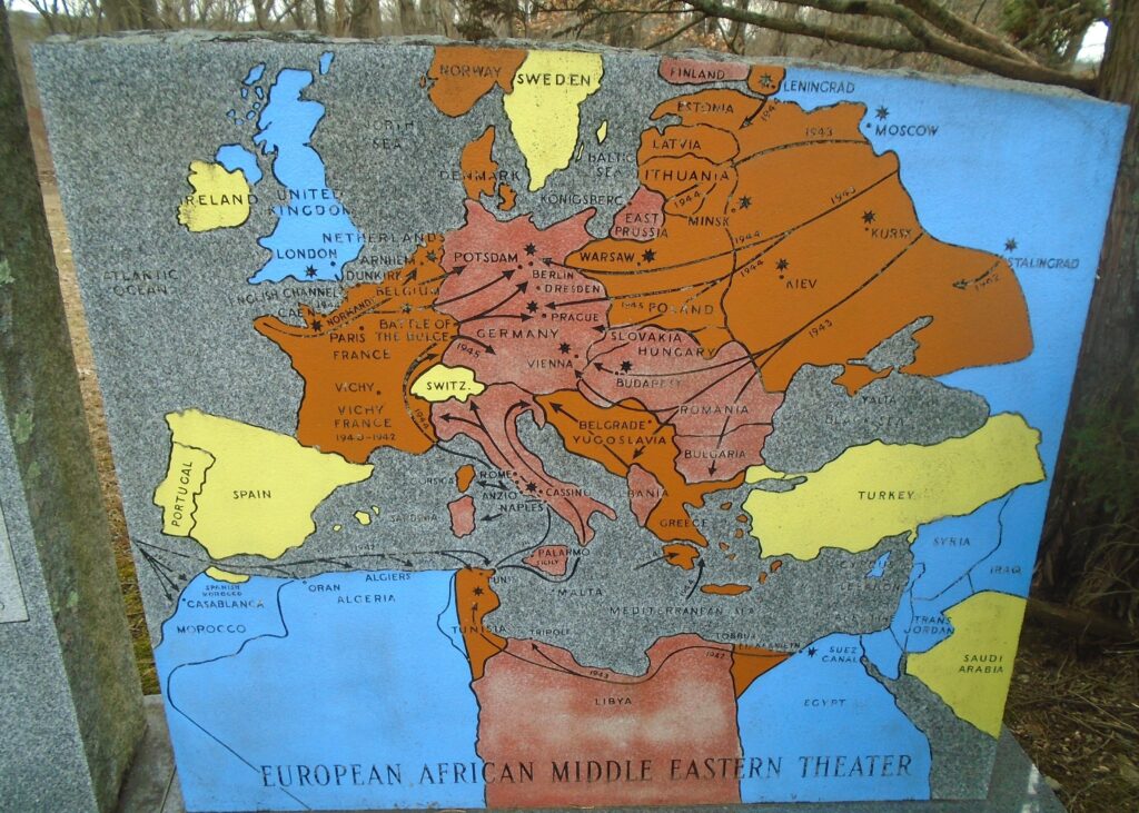 MATAMORAS WORLD WAR II MEMORIAL RIGHT STONE