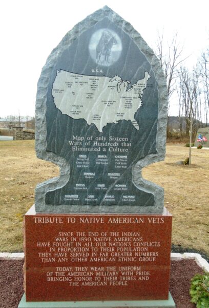 INDIAN WARS MEMORIAL BACK