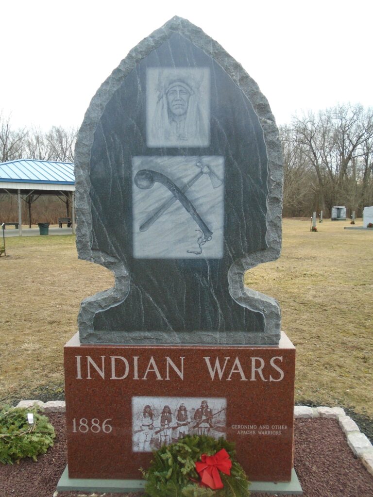 INDIAN WARS MEMORIAL FRONT