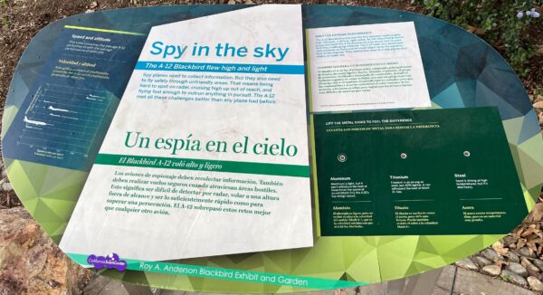 SPY IN THE SKY MEMORIAL AIRCRAFT PLAQUE