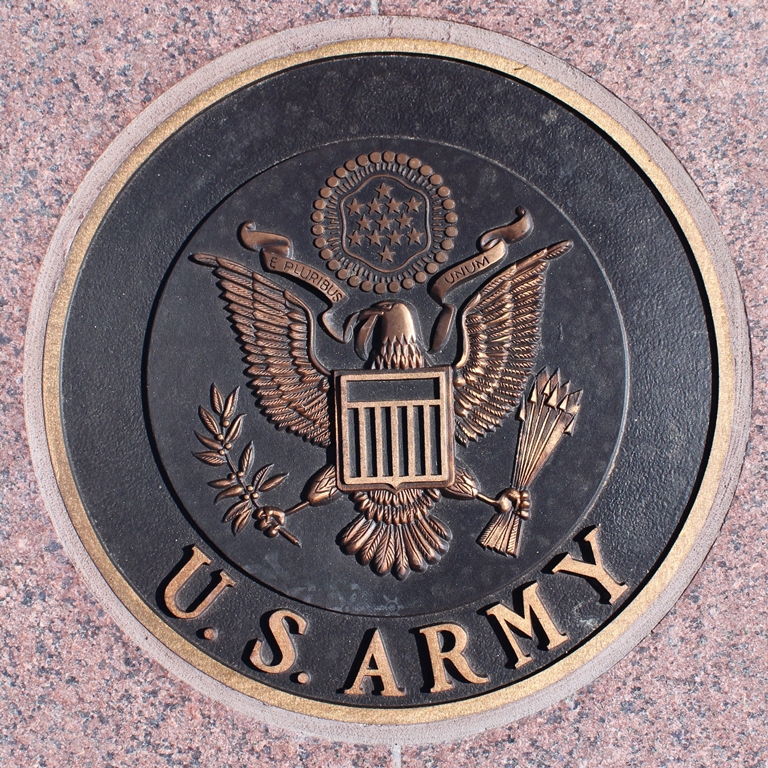 PLEASANTON ALL VETERANS MEMORIAL MEDALLION A