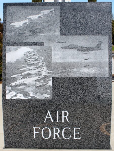 PLEASANTON ALL VETERANS MEMORIAL STONE E