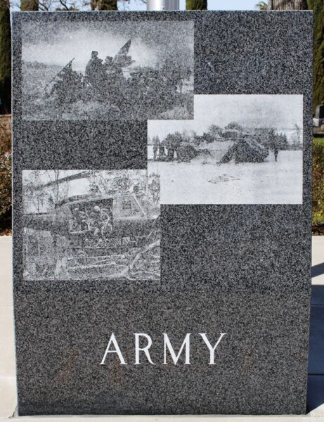 PLEASANTON ALL VETERANS MEMORIAL STONE A