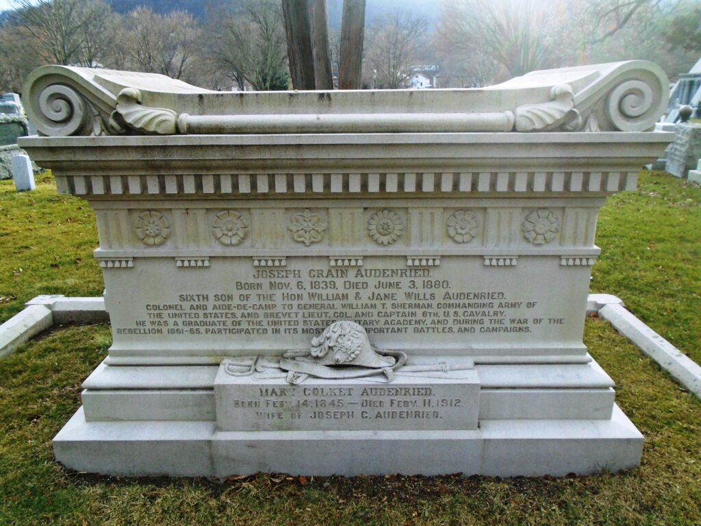 JOSEPH CRAIN AUDENRIED WAR MEMORIAL CEMETERY STONE