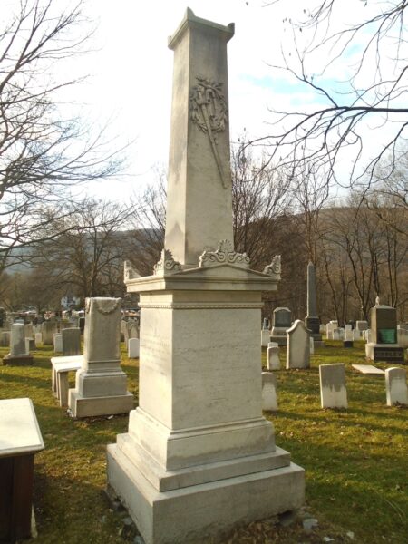 LT. COL. ALEX R. THOMPSON WAR MEMORIAL CEMETERY STONE