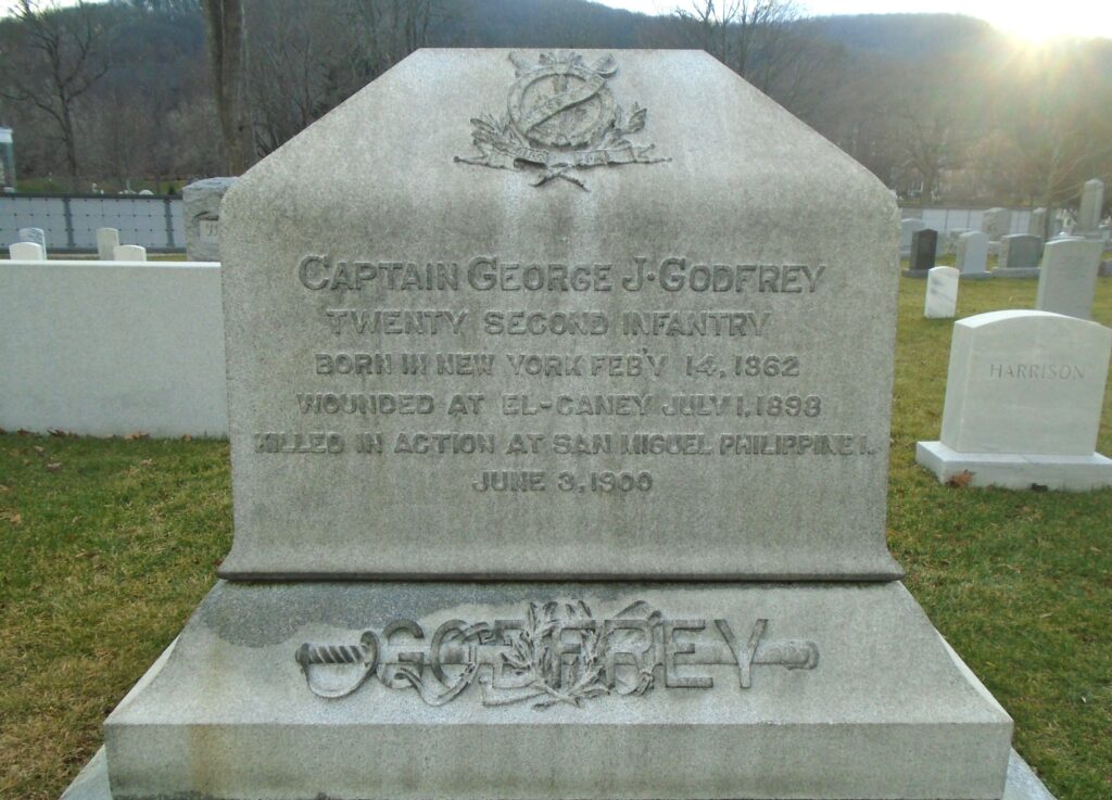 CAPTAIN GEORGE J. GODFREY WAR MEMORIAL CEMETERY STONE