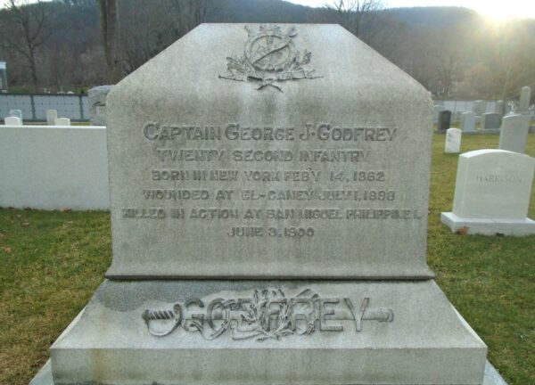 CAPTAIN GEORGE J. GODFREY WAR MEMORIAL CEMETERY STONE