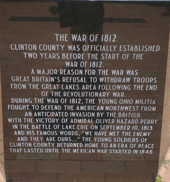 CLINTON COUNTY VETERANS MEMORIAL NARRATIVE STONE B
