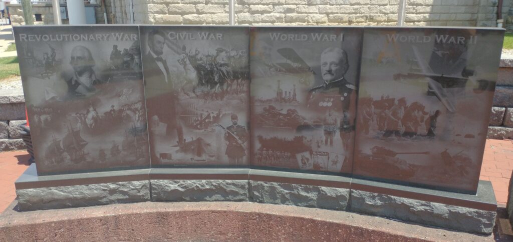 HIGHLAND COUNTY VETERANS MEMORIAL LEFT STONE