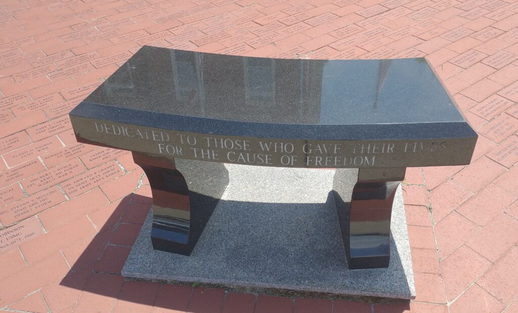 HIGHLAND COUNTY VETERANS MEMORIAL BENCH B