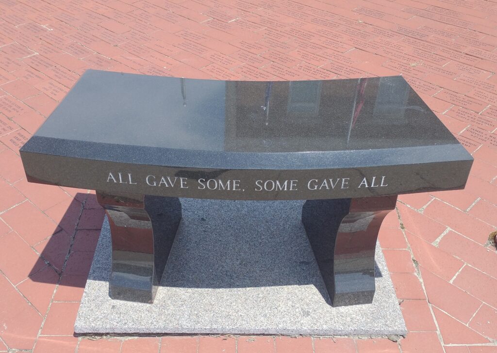 HIGHLAND COUNTY VETERANS MEMORIAL BENCH A