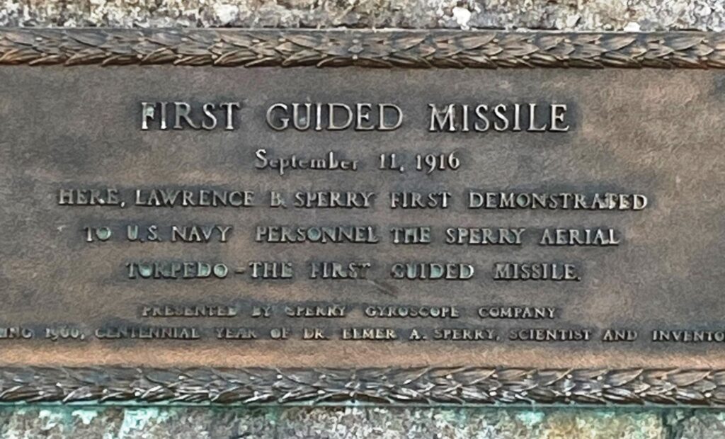 FIRST GUIDED MISSILE MEMORIAL PLAQUE