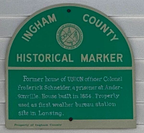 COLONEL FREDERICK SCHNEIDER MEMORIAL PLAQUE