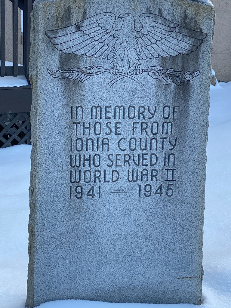 IONIA COUNTY WORLD WAR II VETERANS MEMORIAL